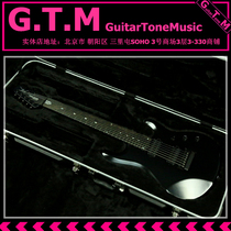 MusicMan JP-7 Trem Stealth Black #F76667 Seven-String Electric Guitar