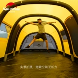 Naturehike, вторая комната, одна гостиная, казармы на открытом воздухе, осадки, 5-8 человек, большие 10 человек 10 человек надувные палатки