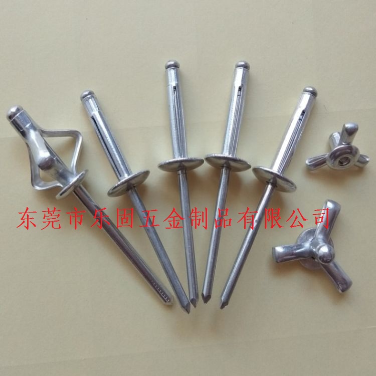 Full Aluminum Lantern Rivet Large Cap Car Rivet Large Cap Lantern Pumping Core Rivet Three Holes Pull Nail 4 * 21 * 12