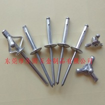 All aluminum lantern rivet big hat car rivet big hat lantern blind rivet 3 hole pull nail 4*21*12