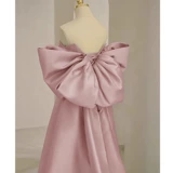 Вечернее платье, розовая юбка, свадебное платье для принцессы, изысканный стиль, французский стиль