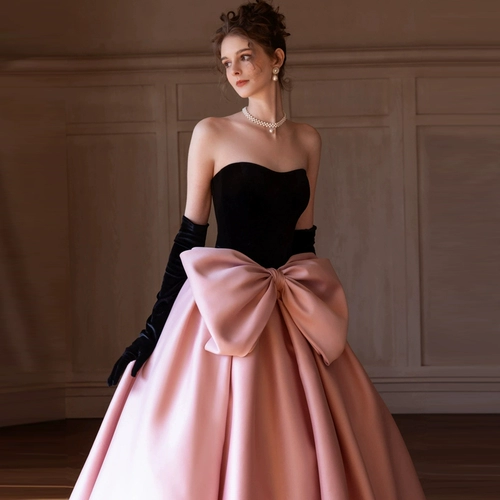 Элегантное элитное вечернее платье для принцессы, французский стиль, изысканный стиль