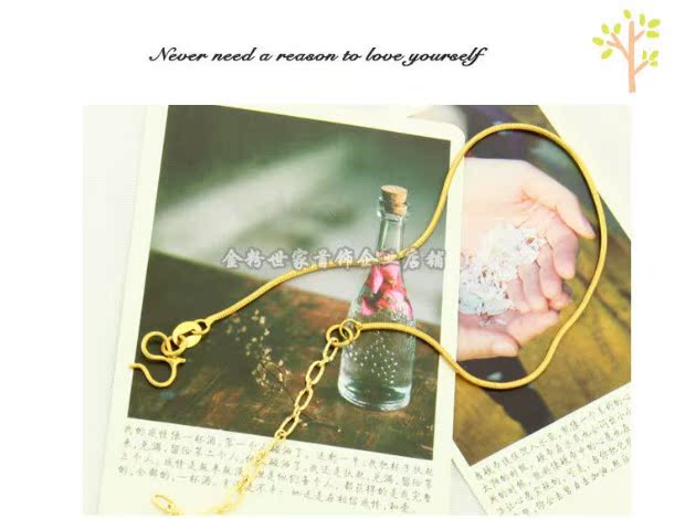 Kéo dài xương rắn vòng chân nữ phiên bản Hàn Quốc của học sinh đơn giản Sen Qing trang sức mới trang sức Việt Nam quà tặng sinh nhật Sha Jin vòng chân nam