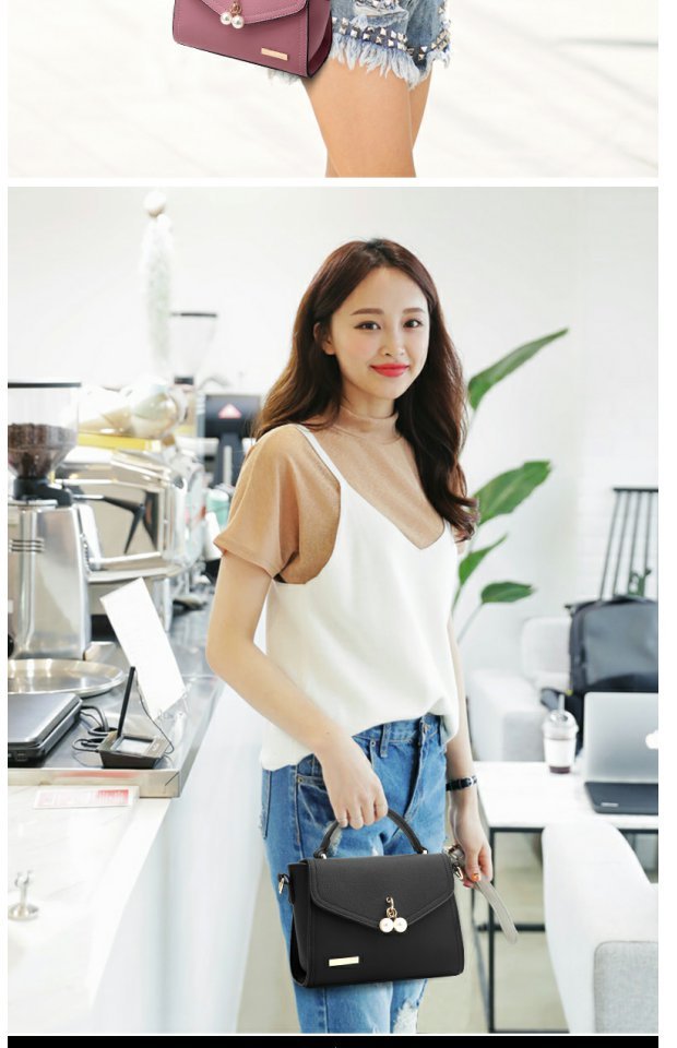 Mùa hè mới túi nhỏ nữ 2018 Thời trang mới phiên bản Hàn Quốc của túi đeo vai nữ Messenger đơn giản thủy triều hoang dã 2017 túi đeo chéo nữ hàng hiệu