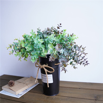 Export Nordic simulation plant Yugali money leaf home wedding decoration green plant flower arrangement plant wall