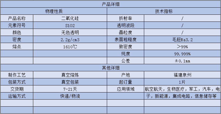 科研实验二氧化硅基片 SiO2 氧化硅衬底 溅射镀膜专用基片 可选做-阿里巴巴