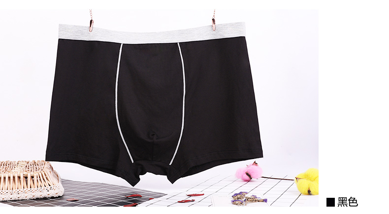 Người trung niên và người cao tuổi quần đùi tóm tắt quần boxer nam modal cộng với phân bón XL béo con cha quần eo cao quan lot sieu mong