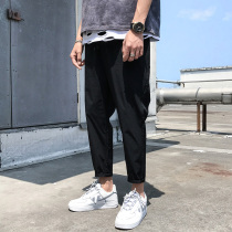 Bingsi nine pants male slimming little feet summer pants thin leisure trousers Korean version of the trend is full of loose feet