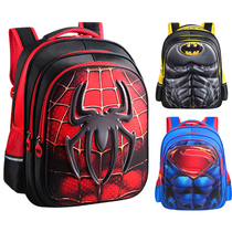 1-3-6 grade pupils schoolbag boys Captain America 3D stereo hard case children backpack Superman Spider Man