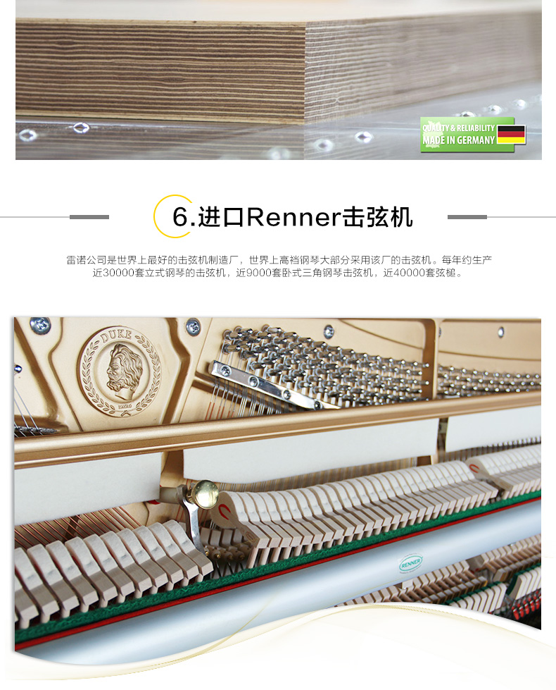 Duke Piano Duke piano 123G2 piano thẳng đứng Mới thử nghiệm thực hành tại nhà chuyên nghiệp chơi piano - dương cầm đàn piano rẻ nhất