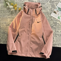 Женский розовый (черный) пружина и осенняя складка