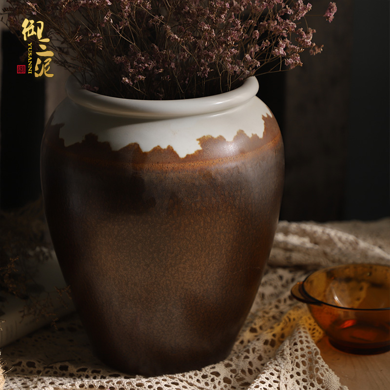 Jingdezhen ceramic new Chinese vase furnishing articles sitting room put lucky bamboo hydroponic fleshy potted flower pot
