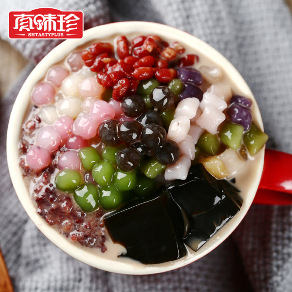 真味珍 黑波霸圆奶茶珍珠豆 粉圆 500g 天猫优惠券折后¥10.8包邮(¥13.8-3)可2件75折 真味珍 黑波霸圆奶茶珍珠豆 粉圆 500g 天猫优惠券折后¥10.8包邮(¥13.8-3)可2件75折