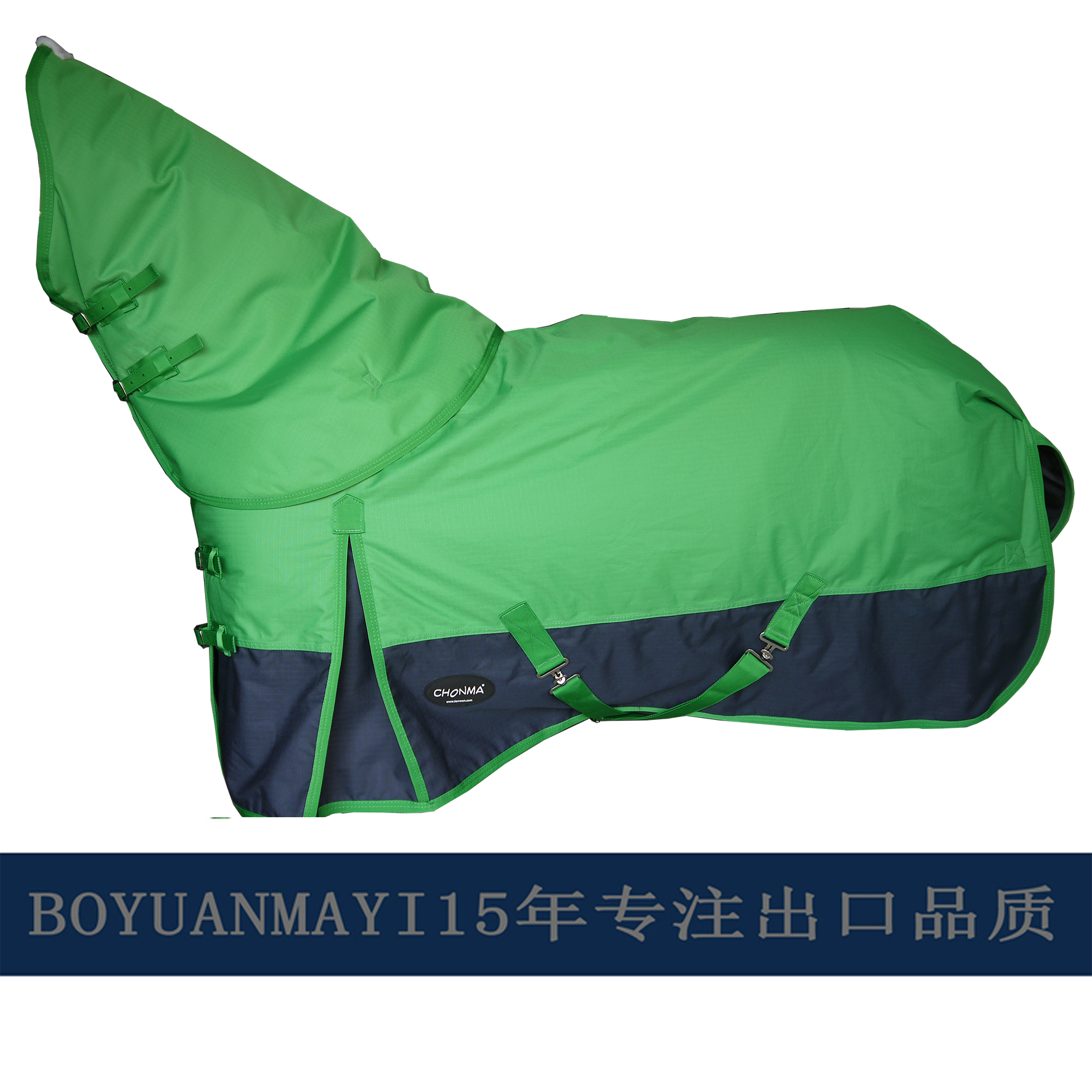 CHONMA autumn and winter detachable horse coat 600D strong tear-proof waterproof breathable cold warm 230G thickened cotton