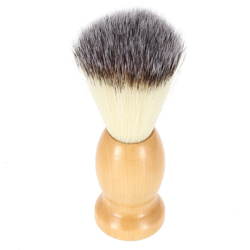 Good quality soft woolen brush nylon fur handle Hu professional men's brush with men's face and beauty tools shaving brushes