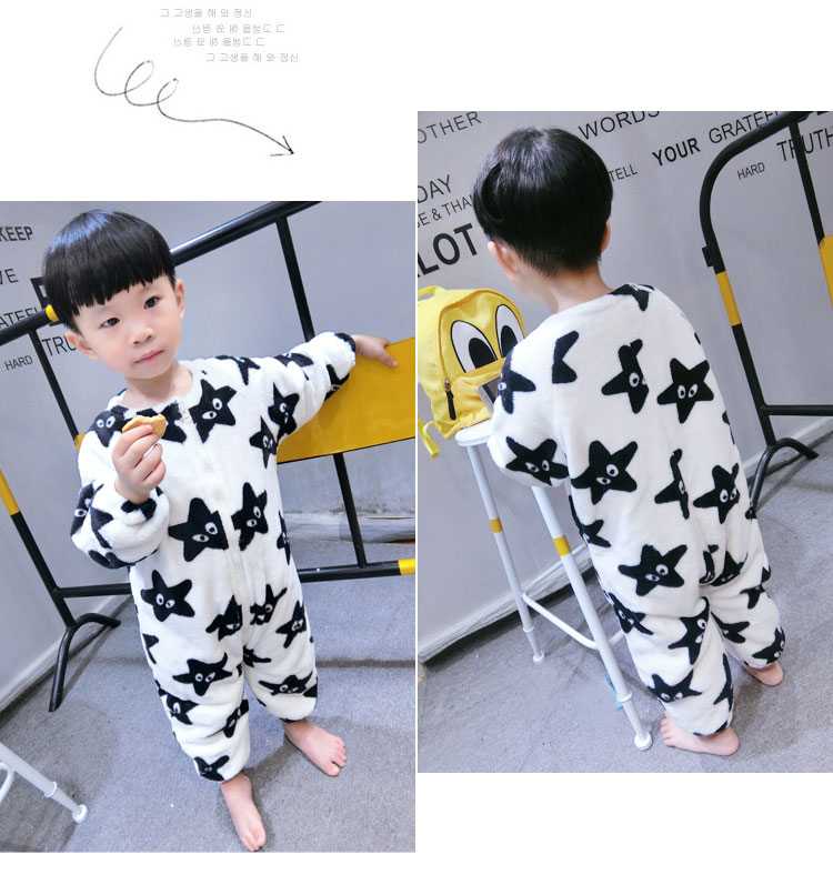 1 tuổi 3 đồ ngủ bé liền nhau san hô nhung dày cho bé túi ngủ chống đá 2 bé trai và bé gái phục vụ mùa đông jumpsuit trẻ em xuân hè