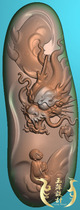 dragon boy hope his son will become a dragon fine carving picture jade carving picture