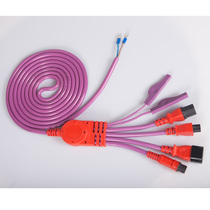 Electric Bottle Truck Fast Charging Pile Charging Station Output Line 3-Meter Wire Universal Wire Pure Brass Wire Anti-Freeze Wire Round Head Line