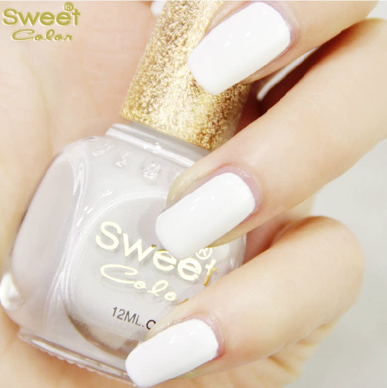 sweet color eco-friendly nail polish angel pure white s016 pregnant women lasting