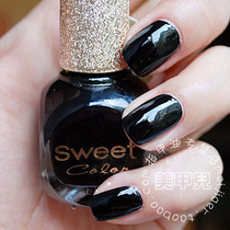   sweet color nail polish black winter net red with S015