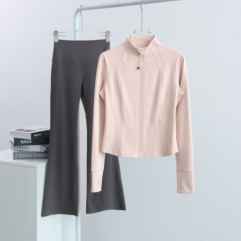 Japan Jgyp2026 # New Style Yoga Clothes for Women, Quick-Drying Sports Fitness Training, Slimming Waist and Flared Pants