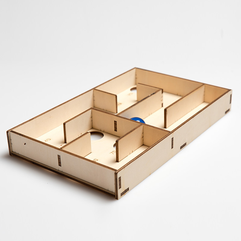 Wooden Children Special Focus Training Toys Handheld Marbles Maze Gaming Table 6-Year-Old -8 - Year-Old Casual Puzzle Table Tours