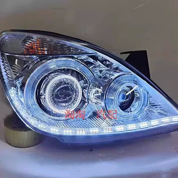 Подходящий световой комплект для головной оптики Buick Luzun GL8 для модификации LED двойного света линзы дальний свет ангельское око аксессуары дневного ходового света