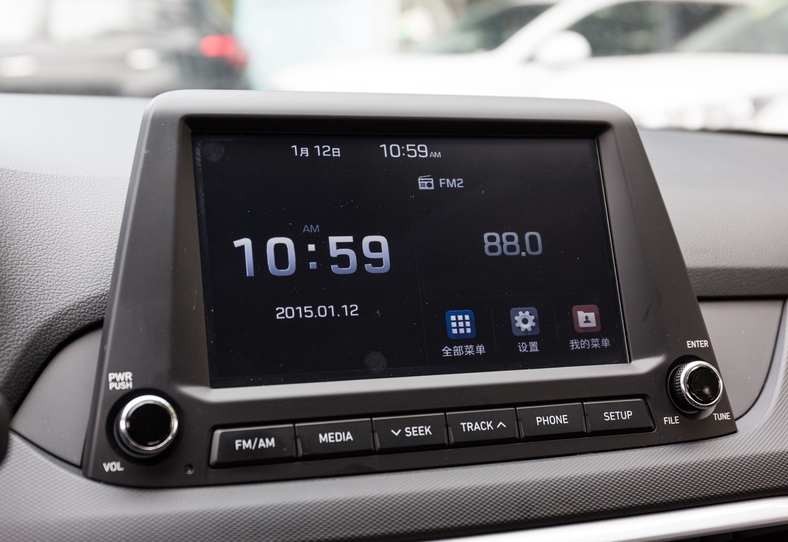 Brand new pleasing car satellite navigation screen adhesive film fiber tempered glass film nano explosion proof soft steel anti-fingerprint anti-blue light film