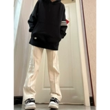 Ретро трендовые штаны для отдыха, свободный прямой крой, в американском стиле, подходит для подростков