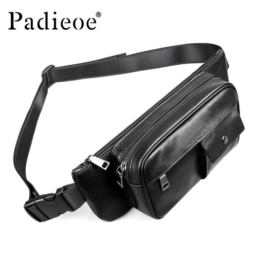 Мужская нагрудная сумка, спортивная поясная сумка для отдыха, сумка на одно плечо, из натуральной кожи