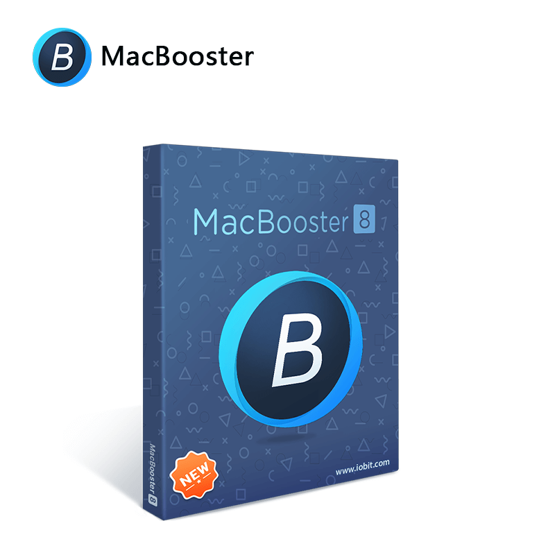 Official genuine IObit MacBooster 8 for Mac cleanup to optimize antivirus software