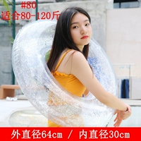 Серебряные блестки для ногтей, 80см