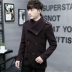 Áo khoác len nam ngắn thời trang nam Trench Coat trong mùa thu đông Winter Áo khoác trẻ trung đẹp trai