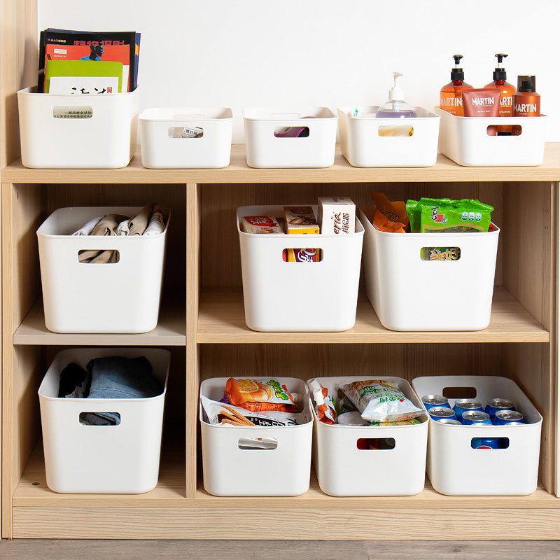 Debris Containing Box Plastic Bathroom Kitchen Containing basket Desktop Snack Toy Containing basket Dirty Clothes Basket students