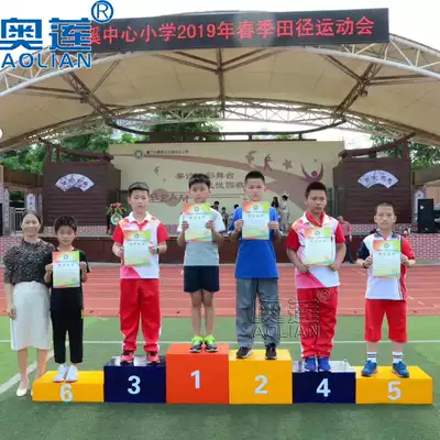 The podium steel Wood competition, the podium, the podium, the track and field games, the podium steel Children's customization