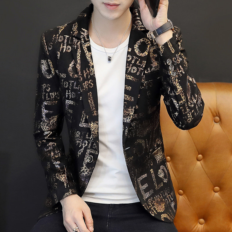 Suit Men's Han edition Men's Casual Little West Suit Trends Handsome and Autumn Coats Spring Fall Youth Clothes