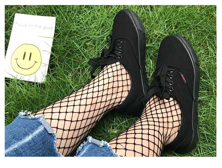 Mùa hè 2019 mới giày vải màu đen nữ sinh viên Hàn Quốc giày đế bằng giày vải hoang dã Harajuku ulzzang - Plimsolls giày vnxk