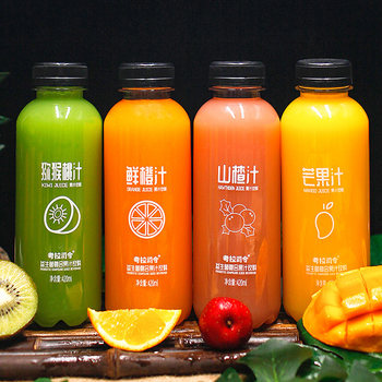 Juice Drink 420ml × 15 Bottles Whole Box Internet-Famous Mixed Drink Probiotic Mango Fresh Orange Kiwi Juice Special Price Pure