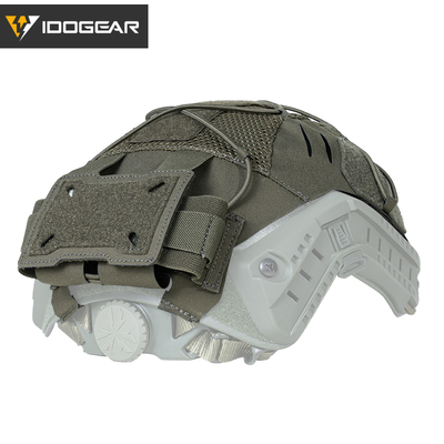 IDOGEAR Маленький стальной шлем «Скорпион» FAST, камуфляжная ткань, военный вентилятор, тактический шлем, тканевый чехол, чехол для шлема, модель для лазерной резки
