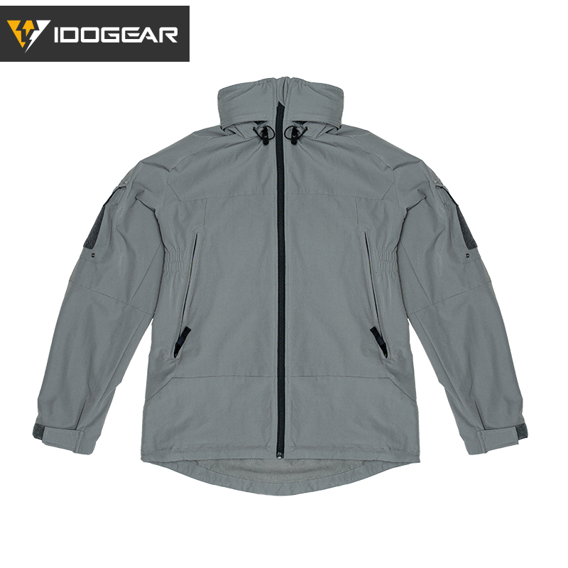 Idogear Little Steel Scorpion Pcu L5 Tactical Jacket Outdoor Windproof Jacket Nylon Soft Shell Hooded Windbreaker