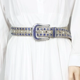 Ремень, джинсы подходит для мужчин и женщин, ретро красный (черный) чай, в стиле панк