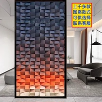 Modern light luxury high-end living room screen partition simple entrance hall covering half wall blocking decorative wealth gathering cube