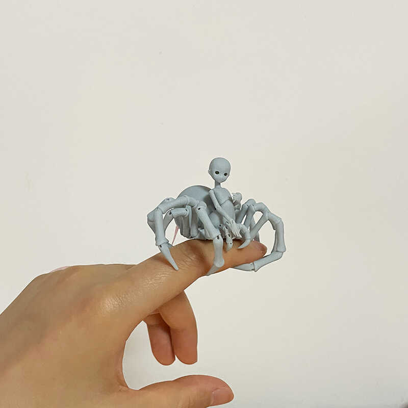 Mini Bjd Special Edition Little Spider Mini Bjd Doll Little Spider【Fish Catcher】