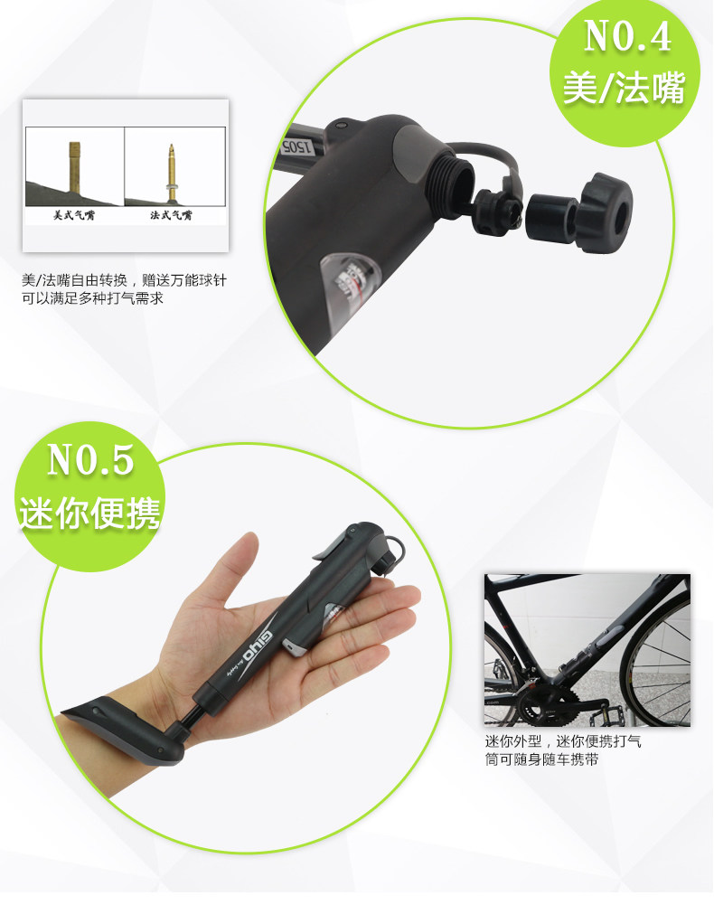 Pompe à vélo GIYO - Ref 2387451 Image 29