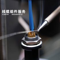 Stainless steel Injection - molding integrated deep sea vessel corrosion resistance anti - radiation push - pull self - lock connector