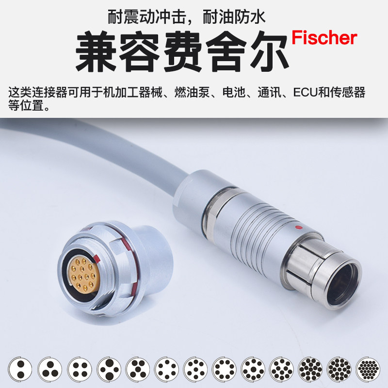 Compatible with Fischer Fischer ODU 102 103 1031F 104F 105F seismic connectors