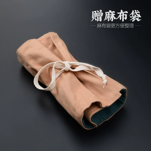 紫巅 Высокий набор инструментов благовония из ароматной пудрой дороги, чтобы протолкнуть семь кусочков фиолетовой ручки корня бамбука, чтобы дать сумки конопли