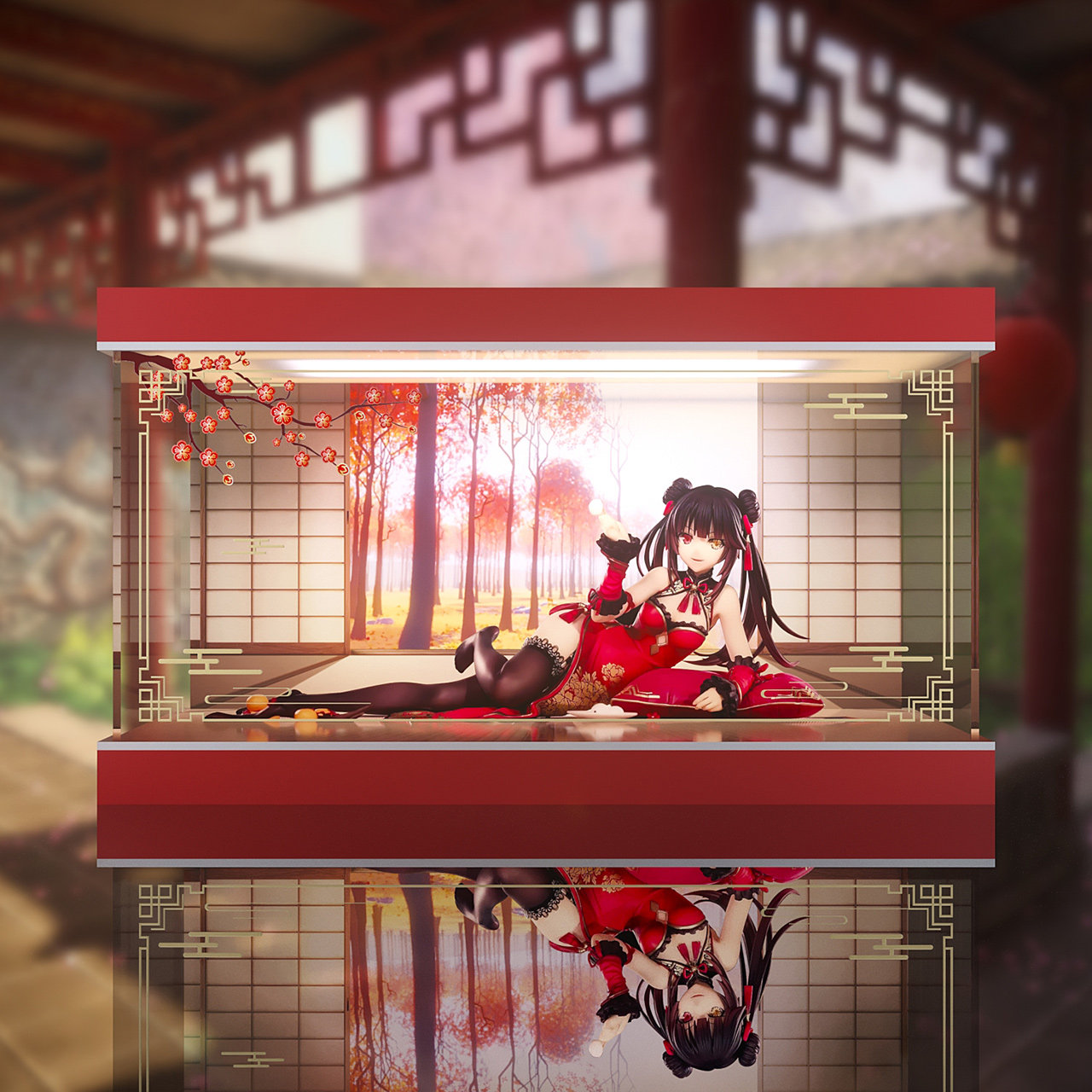 Герои трансформеров 【bilibili】现货apex约会大作战时崎狂三新春旗袍手办附特典礼物