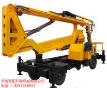Factory direct customized crank arm type lifting platform battery diesel engine advertising street light maintenance aerial work ladder