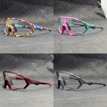 kapvoe cycling glasses mountaineering myopia discoloration men and women cycling sports outdoor cycling running sun glasses